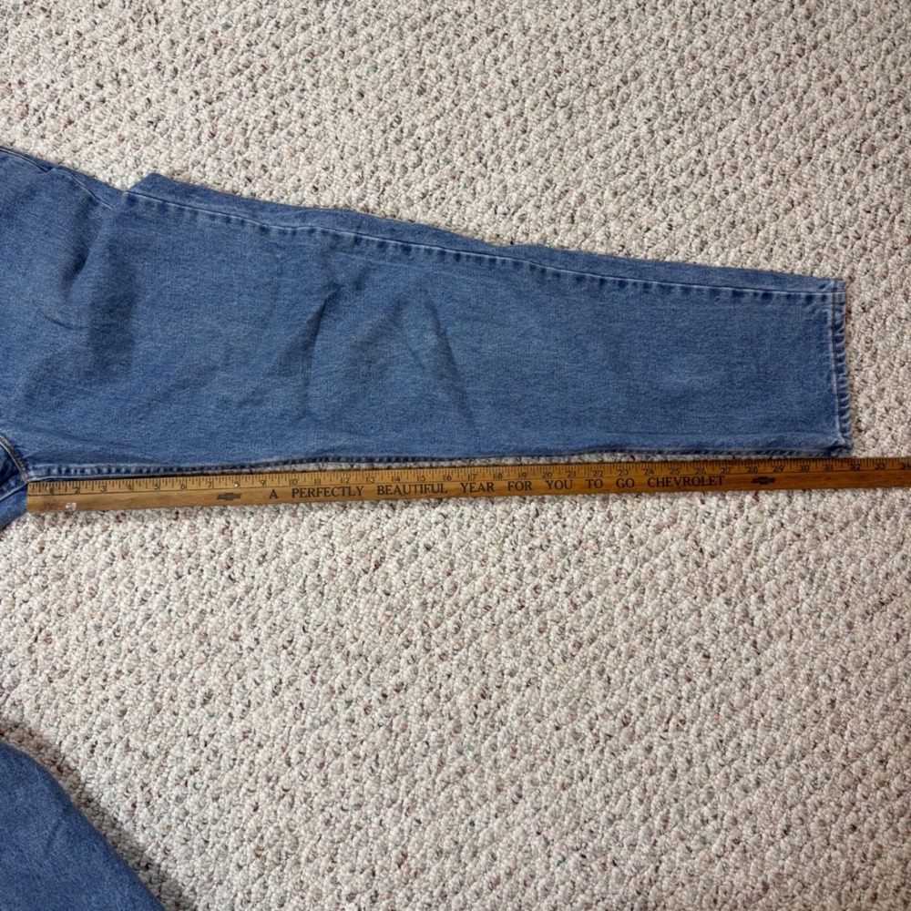 Levis 550 Relaxed Fit Tapered Leg Jeans Mens 36x31 Blue Vintage Made in USA - Picture 7 of 15
